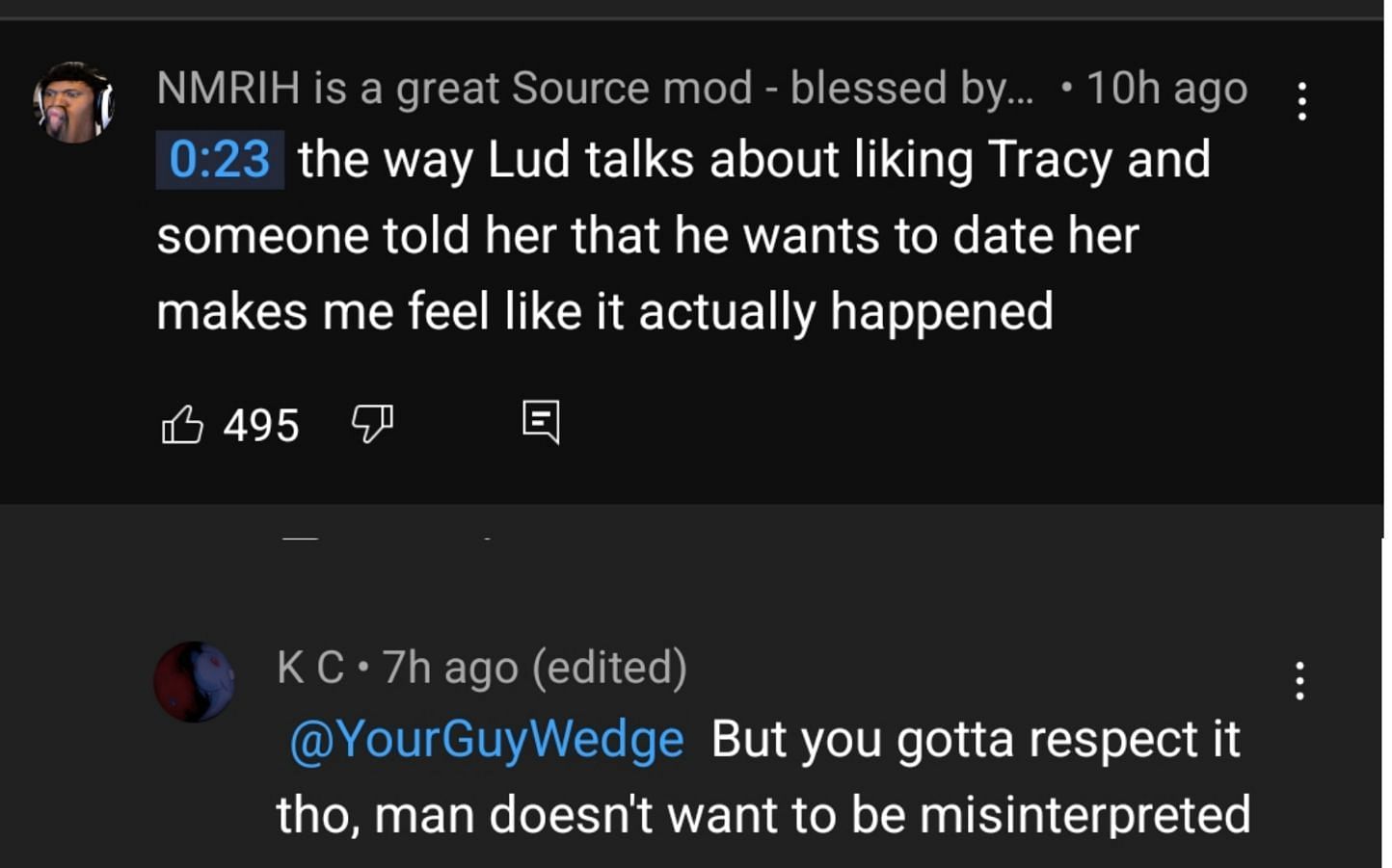 At the end of the day, nobody wants to be misinterpreted, especially through gossip (Image via YouTube)